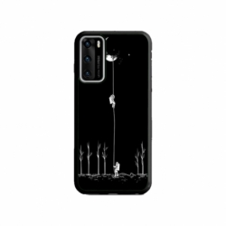 Husa personalizata tip carcasa HQPrint pentru Huawei P40 Lite, model Climbing to the Moon, multicolor, S1D1M0233
