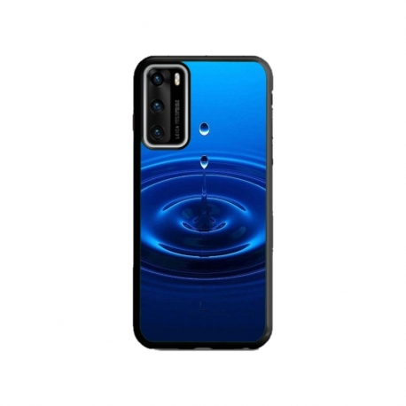 Husa personalizata tip carcasa HQPrint pentru Huawei P40 Lite, model Picatura, multicolor, S1D1M0240