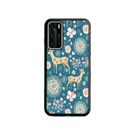 Husa personalizata tip carcasa HQPrint pentru Huawei P40 Lite, model Mandela 1, multicolor, S1D1M0254