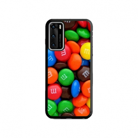 Husa personalizata tip carcasa HQPrint pentru Huawei P40 Lite, model MandM, multicolor, S1D1M0257