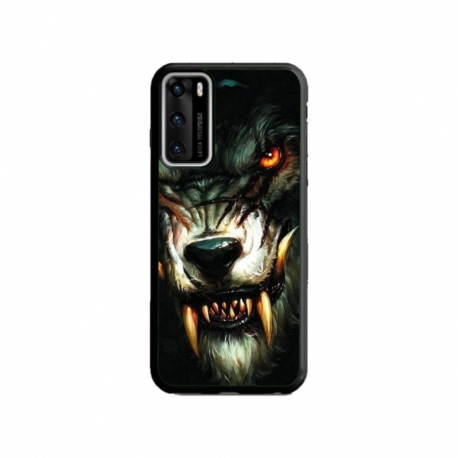 Husa personalizata tip carcasa HQPrint pentru Huawei P40 Lite, model Wolf, multicolor, S1D1M0286