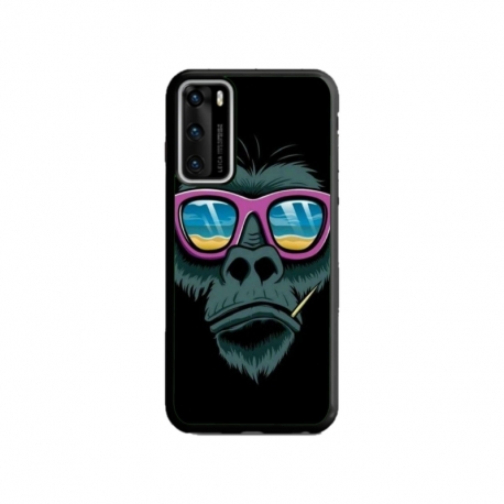 Husa personalizata tip carcasa HQPrint pentru Huawei P40 Lite, model Gorilla, multicolor, S1D1M0288