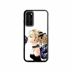 Husa personalizata tip carcasa HQPrint pentru Huawei P40 Lite, model Butterfly Fairy, multicolor, S1D1M0294