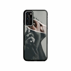 Husa personalizata tip carcasa HQPrint pentru Huawei P40 Lite, model Black and White Hands, multicolor, S1D1M0300