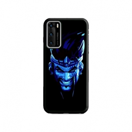 Husa personalizata tip carcasa HQPrint pentru Huawei P40 Lite, model Blue King, multicolor, S1D1M0305