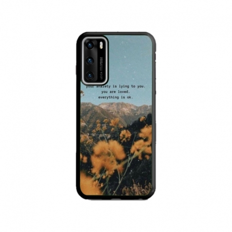 Husa personalizata tip carcasa HQPrint pentru Huawei P40 Lite, model Quote 1, multicolor, S1D1M0306