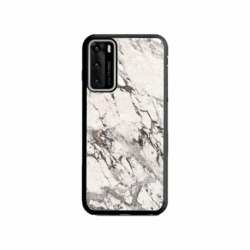 Husa personalizata tip carcasa HQPrint pentru Huawei P40 Lite, model White Marble, multicolor, S1D1M0325