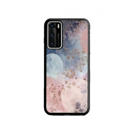 Husa personalizata tip carcasa HQPrint pentru Huawei P40 Lite, model Abstract 2, multicolor, S1D1M0335