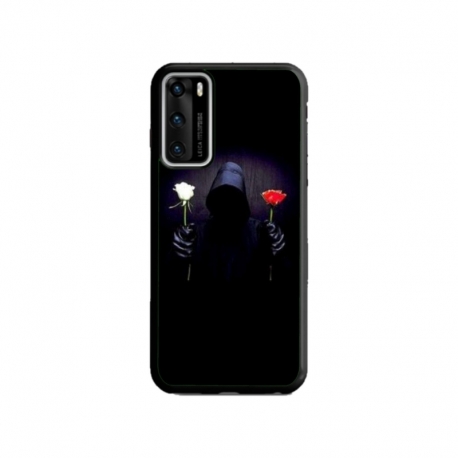 Husa personalizata tip carcasa HQPrint pentru Huawei P40 Lite, model Choose Rose, multicolor, S1D1M0343