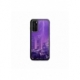 Husa personalizata tip carcasa HQPrint pentru Huawei P40 Lite, model Purple Lightning, multicolor, S1D1M0354