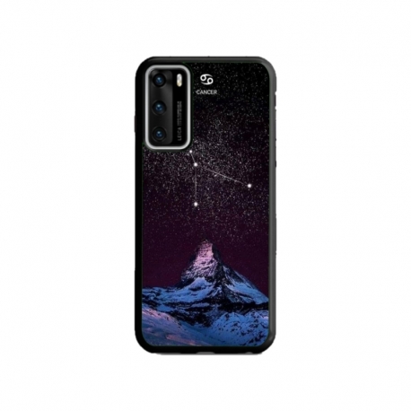 Husa personalizata tip carcasa HQPrint pentru Huawei P40 Lite, model Cancer Sky, multicolor, S1D1M0356