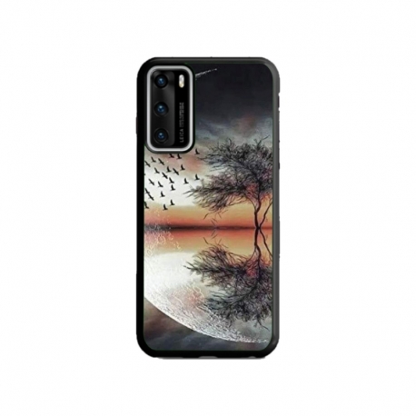 Husa personalizata tip carcasa HQPrint pentru Huawei P40 Lite, model Time Flies 3, multicolor, S1D1M0366