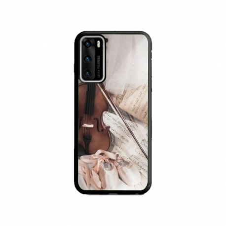 Husa personalizata tip carcasa HQPrint pentru Huawei P40 Lite, model Violon, multicolor, S1D1M0371
