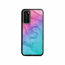 Husa personalizata tip carcasa HQPrint pentru Huawei P40 Lite, model Colorful Mess, multicolor, S1D1M0374