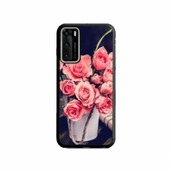 Husa personalizata tip carcasa HQPrint pentru Huawei P40 Lite, model Flowers 22, multicolor, S1D1M0379