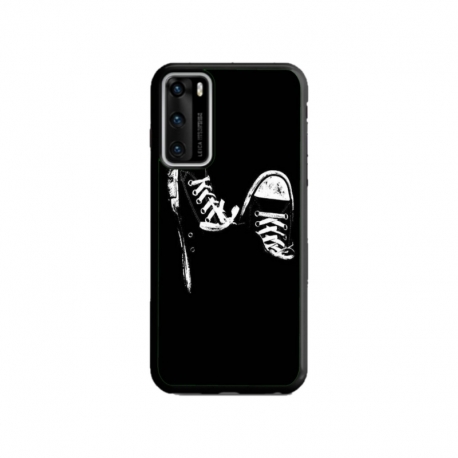Husa personalizata tip carcasa HQPrint pentru Huawei P40 Lite, model Sneakers, multicolor, S1D1M0381
