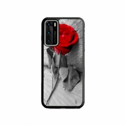 Husa personalizata tip carcasa HQPrint pentru Huawei P40 Lite, model Rose, multicolor, S1D1M0384