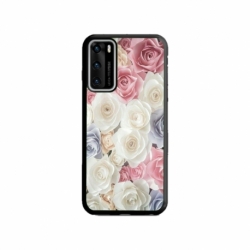 Husa personalizata tip carcasa HQPrint pentru Huawei P40 Lite, model Flowers 23, multicolor, S1D1M0385