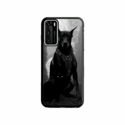 Husa personalizata tip carcasa HQPrint pentru Huawei P40, model Doberman, multicolor, S1D1M0018