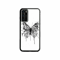 Husa personalizata tip carcasa HQPrint pentru Huawei P40, model Butterfly 3, multicolor, S1D1M0030