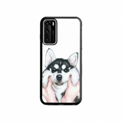 Husa personalizata tip carcasa HQPrint pentru Huawei P40, model Fluffy Dog, multicolor, S1D1M0033