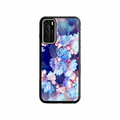 Husa personalizata tip carcasa HQPrint pentru Huawei P40, model Flowers 2, multicolor, S1D1M0038