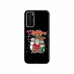 Husa personalizata tip carcasa HQPrint pentru Huawei P40, model Covid Christmas, multicolor, S1D1M0054