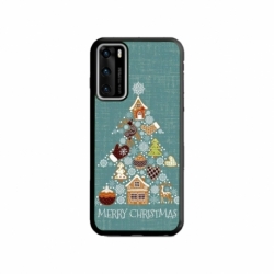 Husa personalizata tip carcasa HQPrint pentru Huawei P40, model Merry Christmas 1, multicolor, S1D1M0056