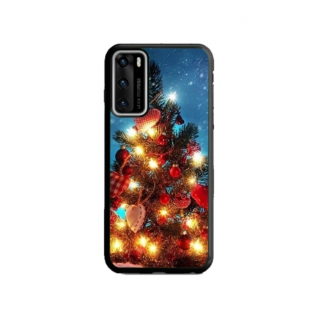 Husa personalizata tip carcasa HQPrint pentru Huawei P40, model Christmas Tree 2, multicolor, S1D1M0058