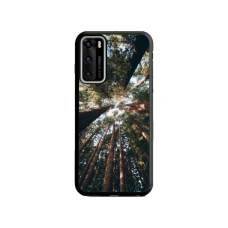 Husa personalizata tip carcasa HQPrint pentru Huawei P40, model Tree perspective, multicolor, S1D1M0079