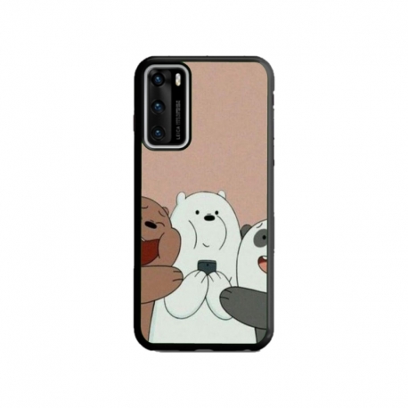 Husa personalizata tip carcasa HQPrint pentru Huawei P40, model Bears 2, multicolor, S1D1M0089