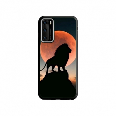 Husa personalizata tip carcasa HQPrint pentru Huawei P40, model Lion 1, multicolor, S1D1M0110