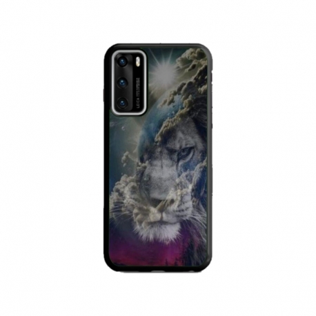 Husa personalizata tip carcasa HQPrint pentru Huawei P40, model Lion 4, multicolor, S1D1M0120