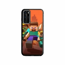 Husa personalizata tip carcasa HQPrint pentru Huawei P40, model Minecraft 1, multicolor, S1D1M0125
