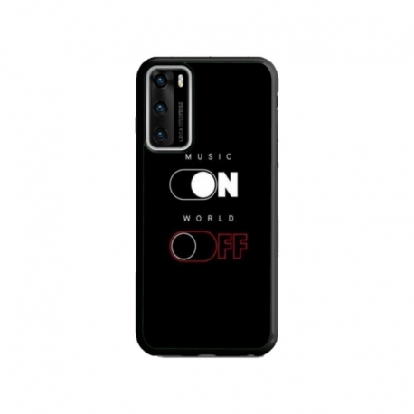 Husa personalizata tip carcasa HQPrint pentru Huawei P40, model Phone On World Off, multicolor, S1D1M0131