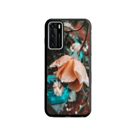 Husa personalizata tip carcasa HQPrint pentru Huawei P40, model Flowers 10, multicolor, S1D1M0149
