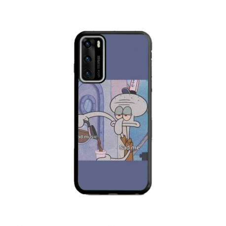 Husa personalizata tip carcasa HQPrint pentru Huawei P40, model Squidward 1, multicolor, S1D1M0161