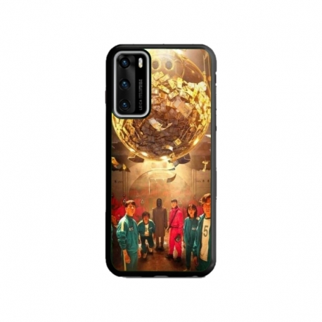 Husa personalizata tip carcasa HQPrint pentru Huawei P40, model Squid Game 11, multicolor, S1D1M0183