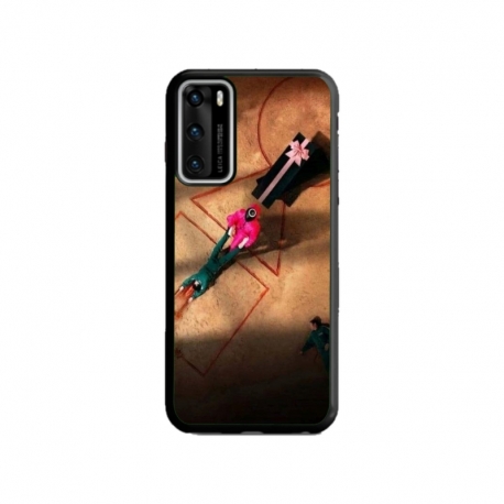 Husa personalizata tip carcasa HQPrint pentru Huawei P40, model Squid Game 12, multicolor, S1D1M0184