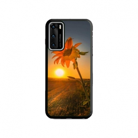Husa personalizata tip carcasa HQPrint pentru Huawei P40, model Sunflower 2, multicolor, S1D1M0194