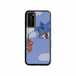 Husa personalizata tip carcasa HQPrint pentru Huawei P40, model Tom and Jerry 1, multicolor, S1D1M0203