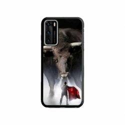 Husa personalizata tip carcasa HQPrint pentru Huawei P40, model Bull, multicolor, S1D1M0205