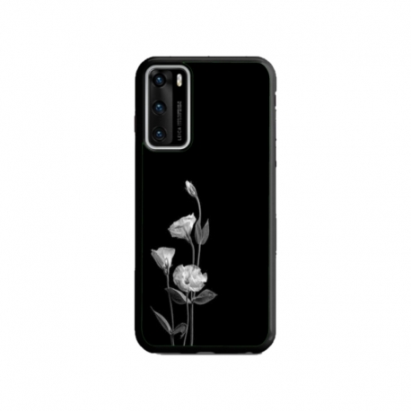 Husa personalizata tip carcasa HQPrint pentru Huawei P40, model Abstract Flowers, multicolor, S1D1M0216