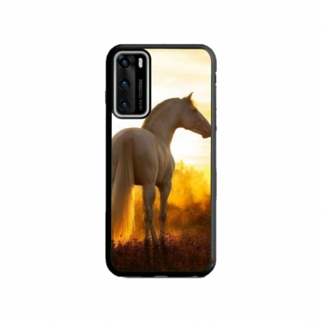 Husa personalizata tip carcasa HQPrint pentru Huawei P40, model Horse 2, multicolor, S1D1M0218
