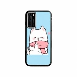 Husa personalizata tip carcasa HQPrint pentru Huawei P40, model Cute Puppy, multicolor, S1D1M0232