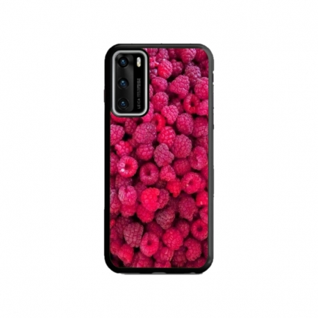Husa personalizata tip carcasa HQPrint pentru Huawei P40, model Zmeura, multicolor, S1D1M0234