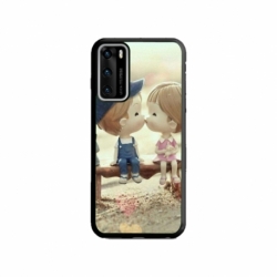 Husa personalizata tip carcasa HQPrint pentru Huawei P40, model Kiss, multicolor, S1D1M0259
