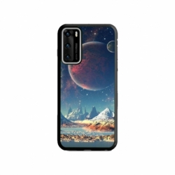 Husa personalizata tip carcasa HQPrint pentru Huawei P40, model Alien Planet, multicolor, S1D1M0264