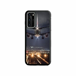 Husa personalizata tip carcasa HQPrint pentru Huawei P40, model Airplane Landing, multicolor, S1D1M0266