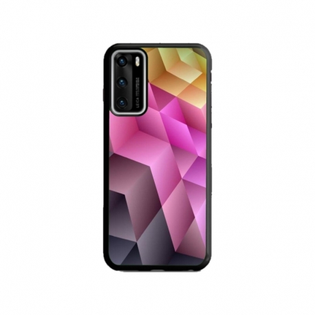 Husa personalizata tip carcasa HQPrint pentru Huawei P40, model Colorful 1, multicolor, S1D1M0273